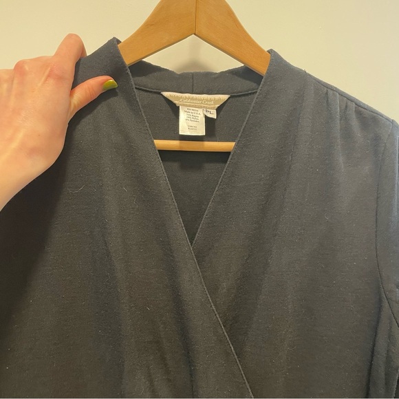 Vintage black jersey jumpsuit - Picture 6 of 8